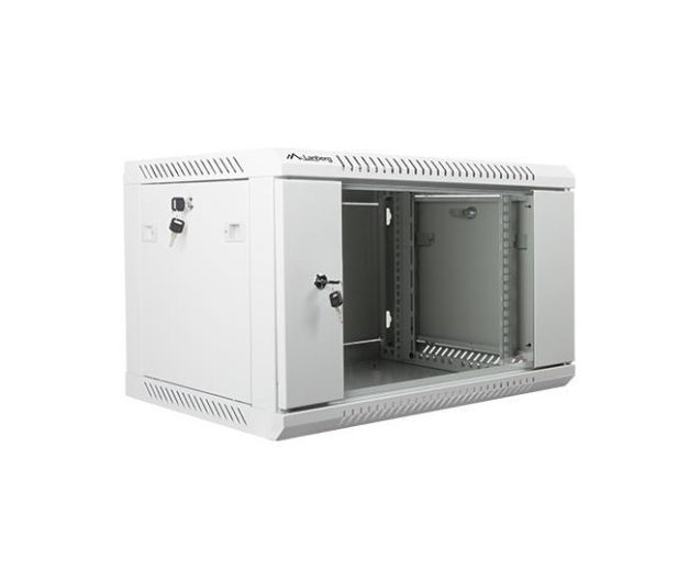 Серверна шафа Lanberg Hanging 19&Prime; 6U 600x450mm single-section (gray) (WF01-6406-10S V2) xk_455388 фото