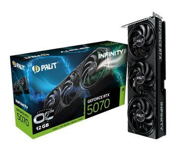 Відеокарта Palit GeForce RTX 5070 Infinity 3 OC 12GB GDDR7 DLSS4 (NE75070S19K9-GB2050S) xk_1326129 фото