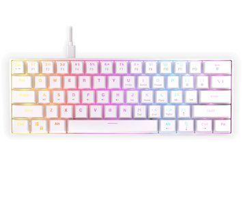 Дротова клавіатура KRUX Black 60% (white) (KRX0138) xk_1160313 фото