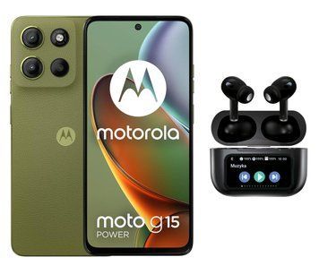 Смартфон Motorola moto g15 power 8/256GB Iguana Green + Smart Buds Pro xk_1515117 фото