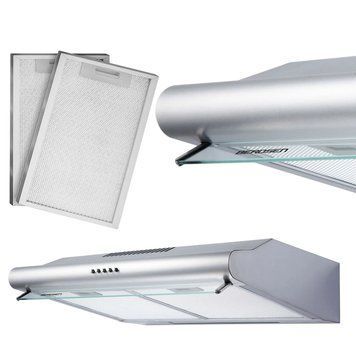 Витяжка кухонна підвісна - поглинач 50 см Berdsen BE-10-A INOX (3170) jan_p6935 фото