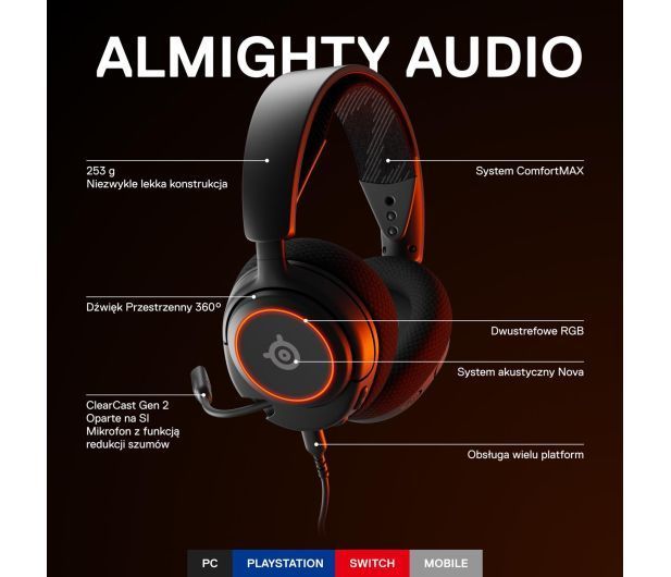 Навушники SteelSeries Arctis Nova 3 (61631) xk_1066003 фото