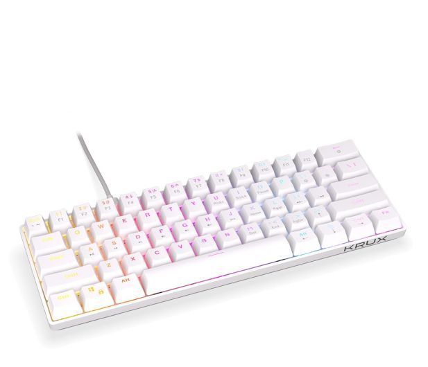 Дротова клавіатура KRUX Black 60% (white) (KRX0138) xk_1160313 фото