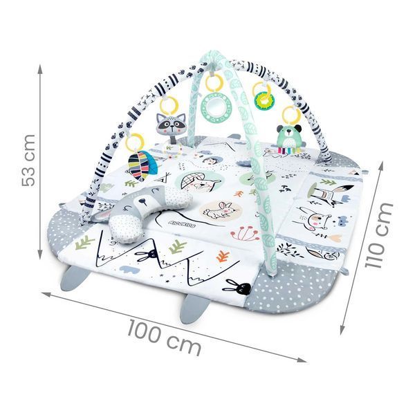 Інтерактивний навчальний килимок 110 x 100 см Кролик Ricokids (7350) jan_p5223 фото