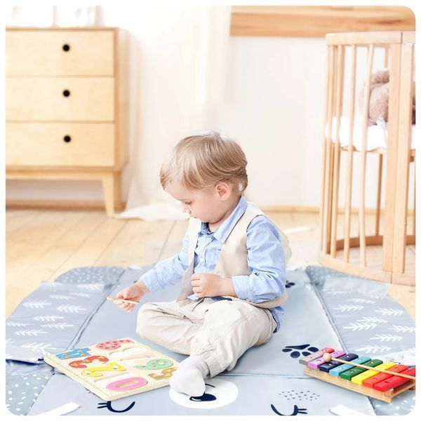 Інтерактивний навчальний килимок 110 x 100 см Кролик Ricokids (7350) jan_p5223 фото