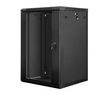 Серверна шафа Lanberg Hanging 19' 18U 600x600mm single-section (black) (WF01-6618-10B) xk_455307 фото