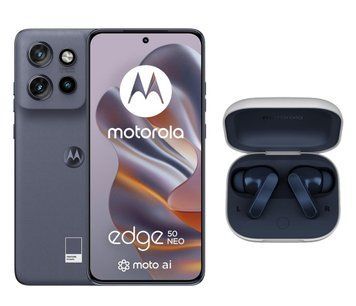 Смартфон Motorola edge 50 neo 5G 12/512GB Grisaille 120Hz + Moto Buds (PB310009PL+PG38C05748) xk_1373181 фото