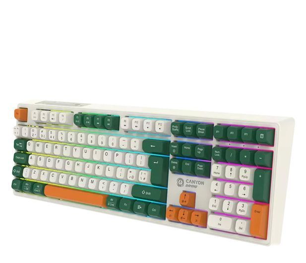 Беспроводная клавиатура CANYON gaming Shadder GKW-11 Mech RGB (CND-SKBW11) xk_1348466 фото