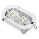 Складна ванночка для дітей, немовлят з термометром і вставкою Ricokids RK-287 біло-сіра (728702) jan_p7908 фото 2