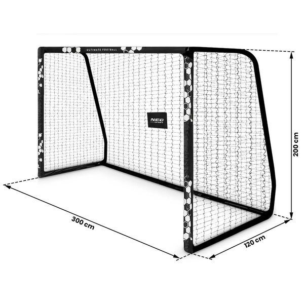 Ворота для футболу 300 x 200 x 120 см NS-472 hexagon (1472) jan_p7060 фото