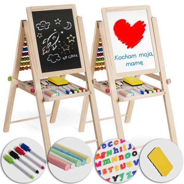 Складна магнітна крейдяна дошка Ricokids (780300) jan_p4544 фото