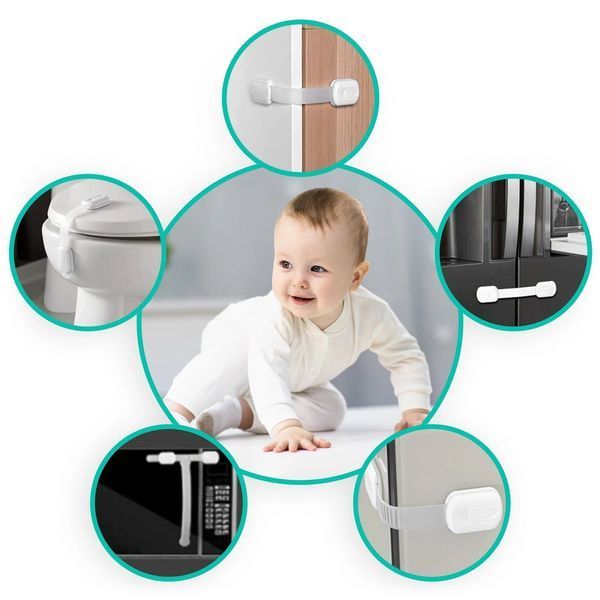 Захист відкривання шафок Ricokids 798100 6 шт білі jan_p6362 фото