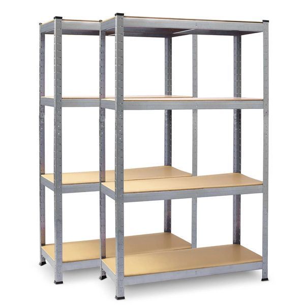 Металевий складський стелаж набір 2 шт 150 x 75 x 30 см Plonos PL-700 (470000-2) jan_p7109 фото