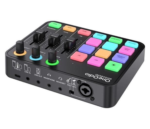 OneOdio аудіомікшер і звукова карта Solocaster (57101) xk_1583926 фото