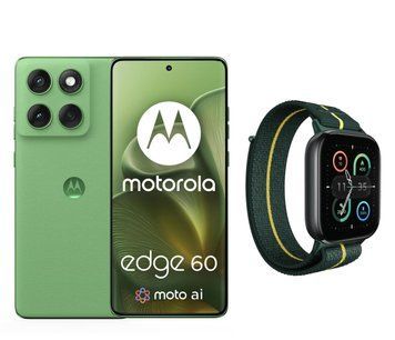 Смартфон Motorola edge 60 5G 12/256GB Shamrock + watch fit xk_1416286 фото
