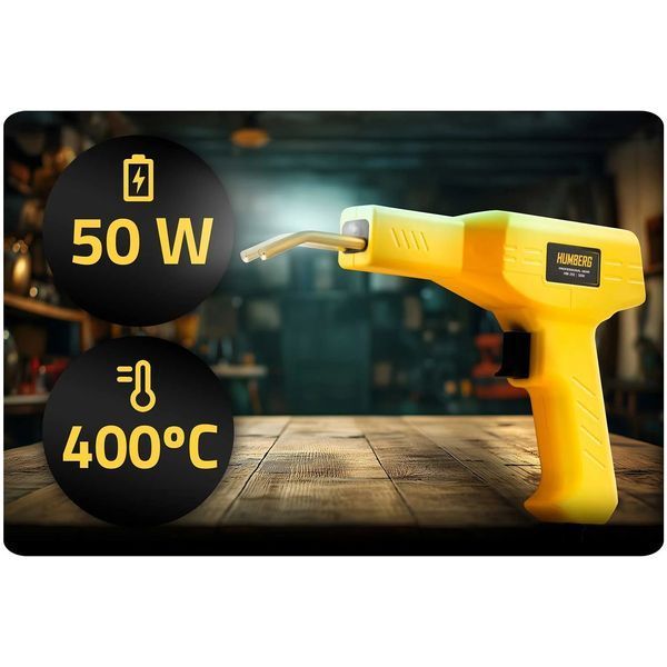 Зварювальний апарат для пластику 50 W + 800 скоб Humberg HM-292 (529200-529901) jan_p7302 фото