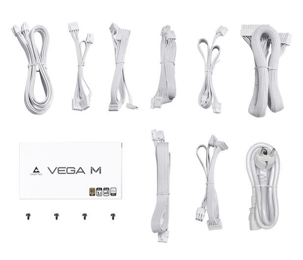 Блок живлення Chieftec Vega M 850W 80 Plus Gold White (PPG-850-CW) xk_1503541 фото