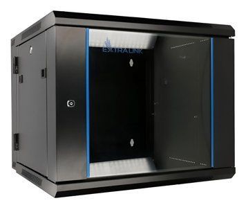 Серверна шафа ExtraLink Hanging 19' 6U 600x600mm AZH two-section (black) (EX.12929) xk_1323213 фото