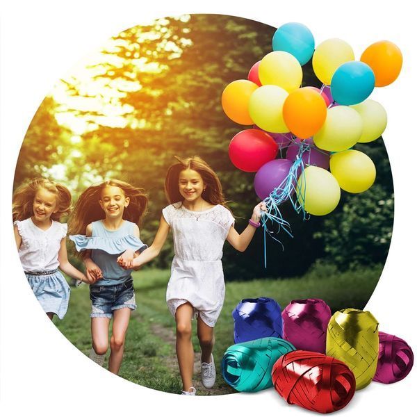 Баллон с гелием 0,42 м3 с шарами и лентой Ricokids (799100) jan_p4537 фото