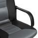 Офісне крісло шкіряне з мікросітки 518B чорний-сірий (518B-BLACK-GRAY) jan_p4551 фото 5