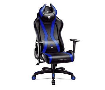 Ігрове крісло Diablo Chairs X-Horn 2.0 Normal Size Black-blue (865) xk_1208655 фото