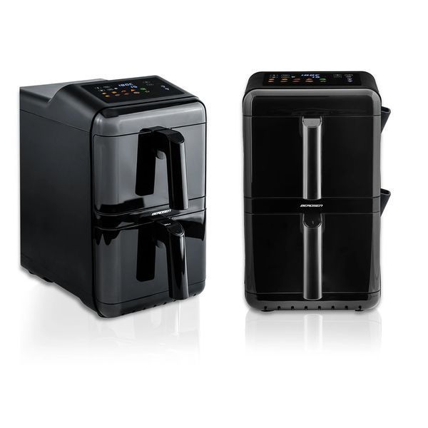 Мультипіч двокамерна вертикальна 11.6 л Air fryer Berdsen 3000W BD-663 (366300) jan_p8227 фото