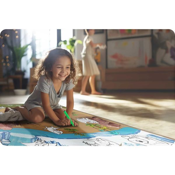 Килимок пінний для розмальовування, складний 120 x 90 x 0,3 см Ricokids RK-344 (734402) jan_p6541 фото