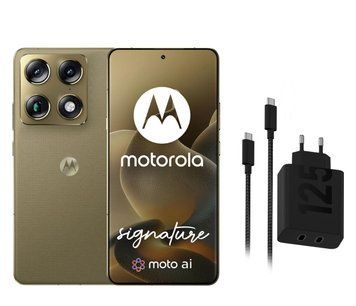 Смартфон Motorola Signature 5G 16/512GB Martini Olive 165Hz + Ładowarka 125W xk_1487014 фото
