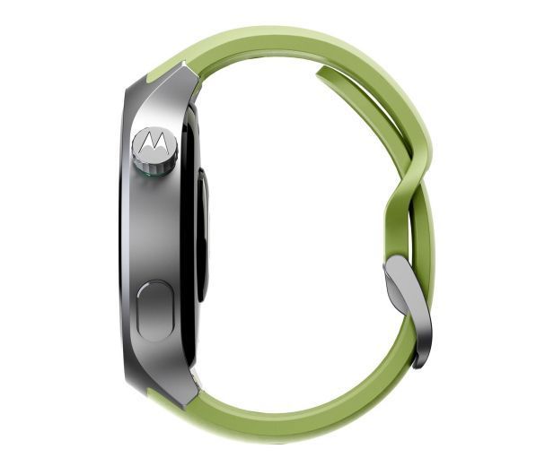 Розумний годинник Motorola moto watch Silver Stainless Steel + Herbal Garden Silicone (PG38C08264) xk_1502988 фото