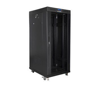 Серверна шафа Lanberg Standing 19' 27U 600x800mm LCD (black) (FF01-6827-12BL) xk_704974 фото