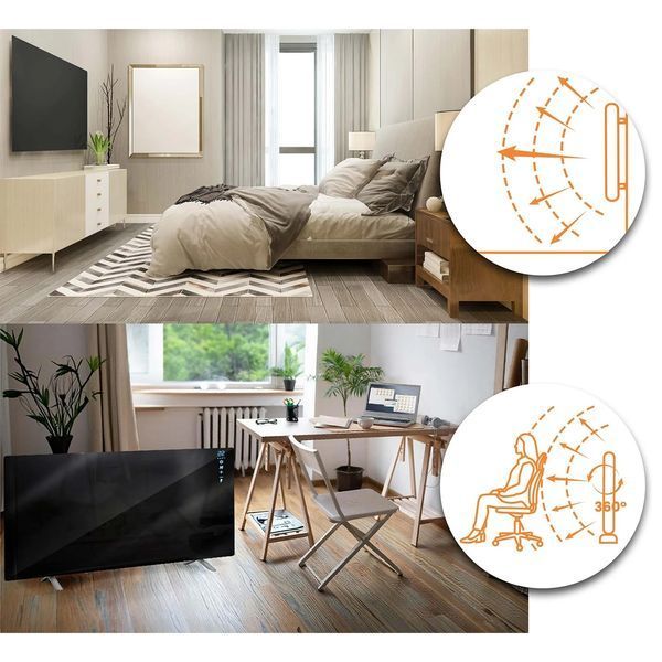 Інфрачервоний обігрівач 720 W Berdsen BD-985 з пультом WiFi та додатком (398500) jan_p8568 фото