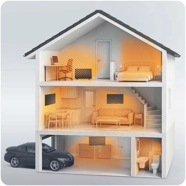 Інфрачервоний обігрівач 720 W Berdsen BD-985 з пультом WiFi та додатком (398500) jan_p8568 фото