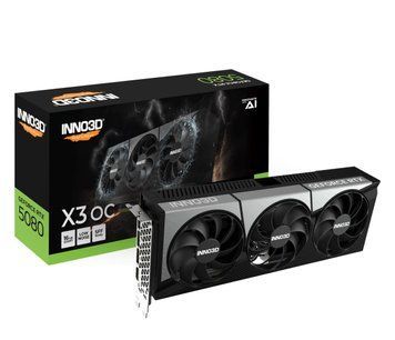 Відеокарта INNO3D GeForce RTX 5080 X3 OC 16GB GDDR7 DLSS5 (N50803-16D7X-17603930) xk_1309626 фото