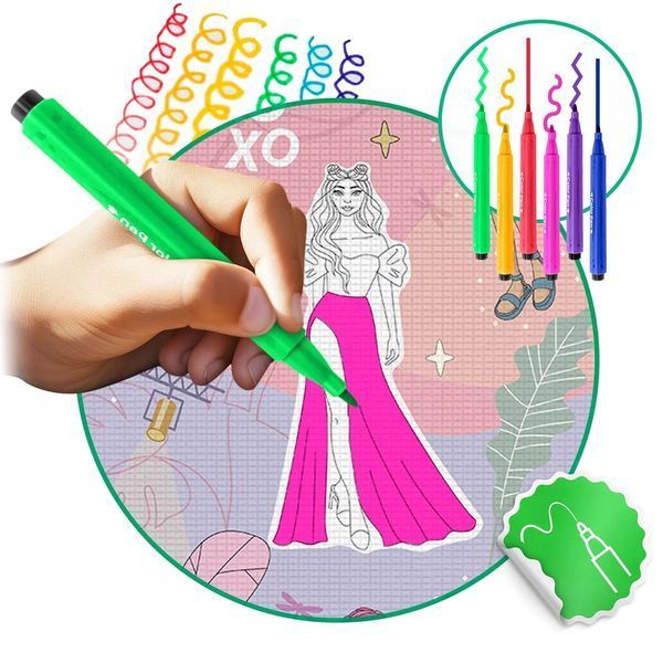 Килимок пінний для розмальовування, складний 200 x 120 x 0,3 см Ricokids RK-343 (734301) jan_p6539 фото