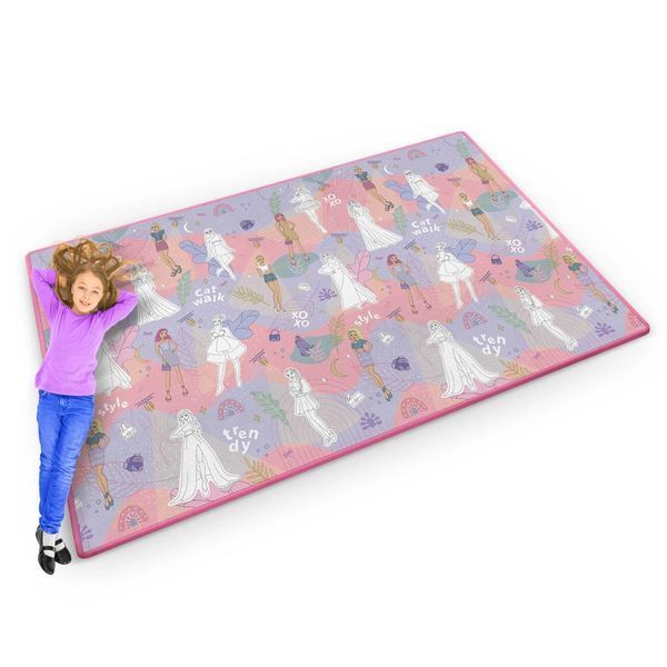 Килимок пінний для розмальовування, складний 200 x 120 x 0,3 см Ricokids RK-343 (734301) jan_p6539 фото