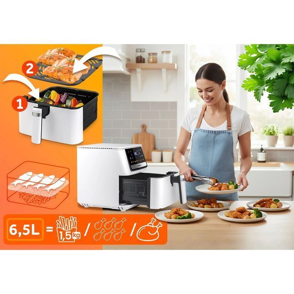 Мультипіч Air fryer Berdsen BD-662 біла (366201) jan_p8033 фото