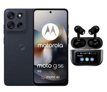 Смартфон Motorola moto g56 5G 8/256GB Black Oyster 120Hz + Smart Buds Pro (PB7Y0030PL + SMA318) xk_1515119 фото