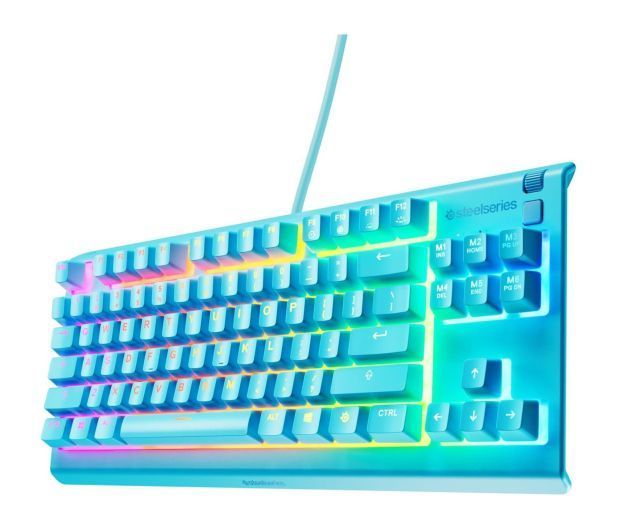 Дротова клавіатура SteelSeries Apex 3 TKL Aqua (64933) xk_1360667 фото