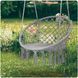Підвісне садове крісло-гойдалка BOHO сіре (290002) jan_p4881 фото 6