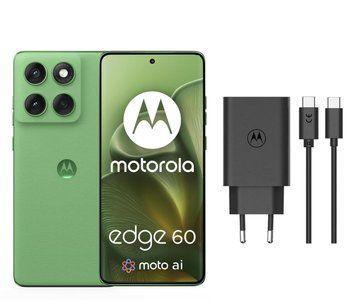 Смартфон Motorola edge 60 5G 12/512GB Shamrock 120Hz + Ładowarka 68W xk_1486719 фото