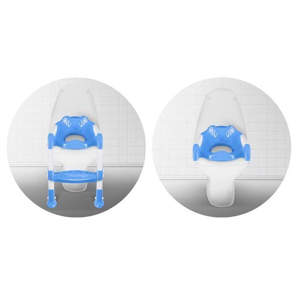 Накладка на унітаз з драбинкою коала Ricokids 729100 синя jan_p6383 фото