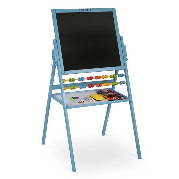 Магнітна крейдова обертовa дошка Ricokids синя (780001) jan_p4497 фото