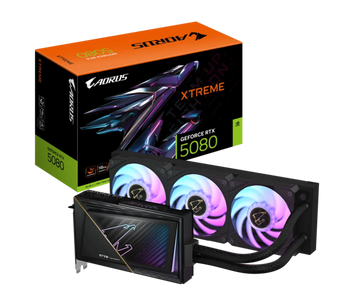 Відеокарта Gigabyte GeForce RTX 5080 AORUS Xtreme Waterforce 16GB GDDR7 DLSS5 (GV-N5080AORUSX W-16GD) xk_1309806 фото