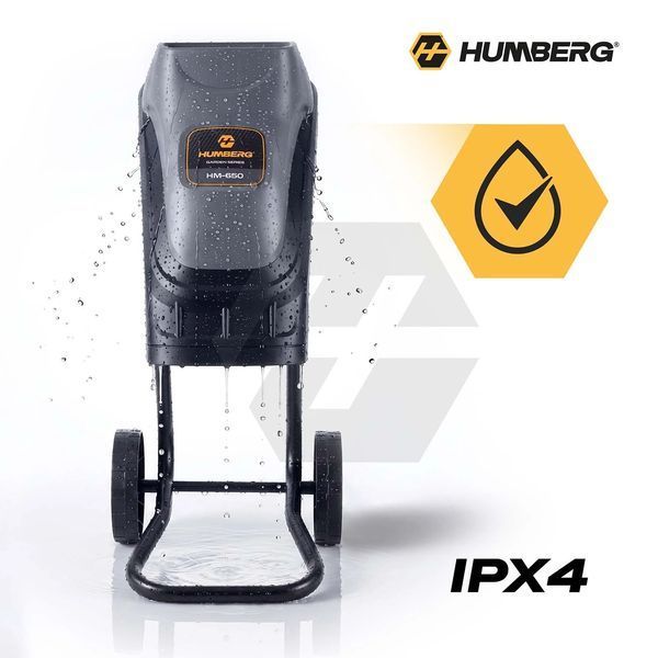Електричний подрібнювач гілок 2500 W + 2x мішок 45л Humberg HM-650 (565000) jan_p8273 фото