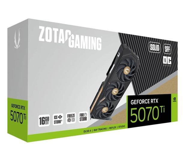 Відеокарта Zotac GeForce RTX 5070 Ti Solid OC SFF 16GB GDDR7 DLSS4 (ZT-B50710J3-10P) xk_1327465 фото