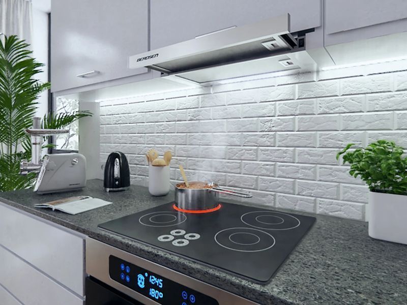 Витяжка кухонна телескопічна Berdsen BE-60-LW 60 см INOX (3131) jan_p386 фото