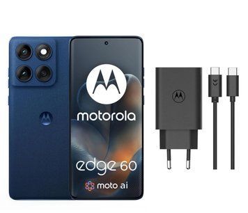Смартфон Motorola edge 60 5G 12/512GB Gibraltar Sea 120Hz + Ładowarka 68W xk_1486611 фото
