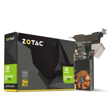 Відеокарта Zotac GeForce GT 710 2GB DDR3 (ZT-71310-10L) xk_661603 фото