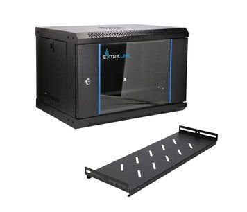 Серверна шафа ExtraLink Lite 6U 530x400 Black hanging (EX.28785) xk_1484053 фото
