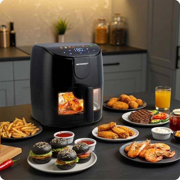 Мультипіч Air fryer 4л Berdsen 1500W BD-658 чорна (365800) jan_p7855 фото